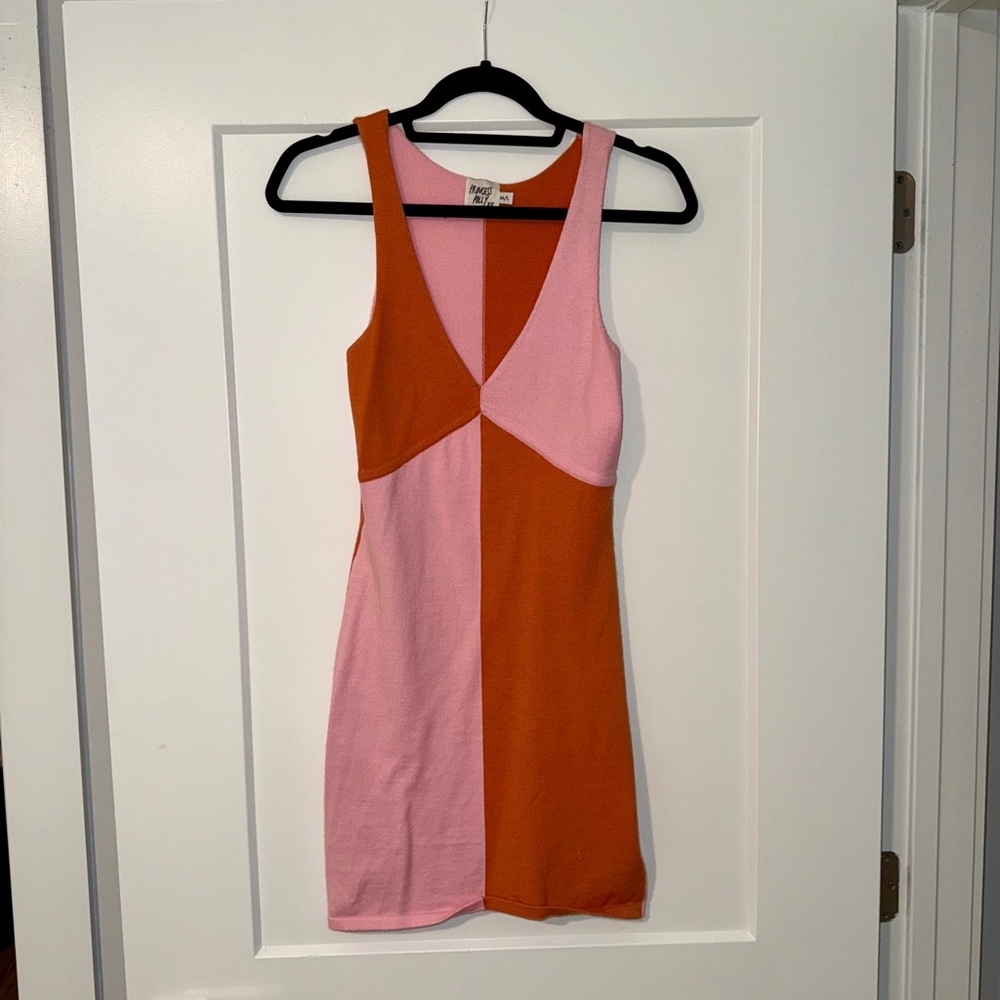 Princess Polly Vibrant Pink and Orange Dress